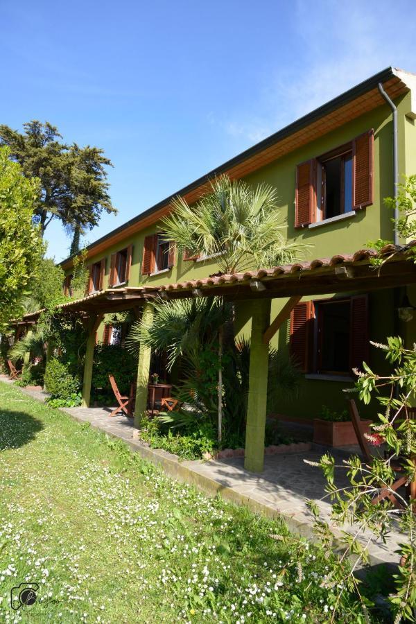 Casa Verde Country House Apartment Montescudaio Bagian luar foto